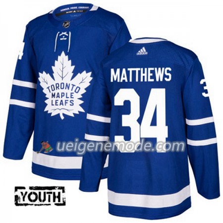 Kinder Eishockey Toronto Maple Leafs Trikot Auston Matthews 34 Adidas 2017-2018 Blau Authentic